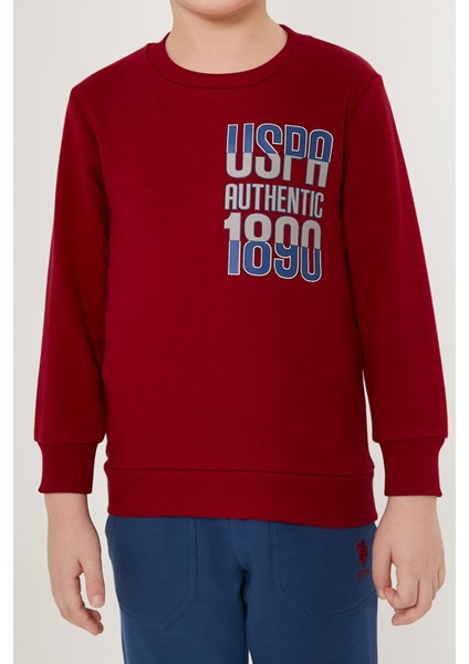 Uzun Kol Bordo Erkek Çocuk Pijama Takımı fırsatları