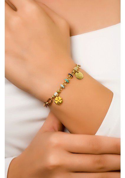 Tasarım Bileklik 14 Ayar A061985