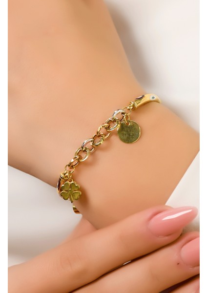 Modern Tarz Bileklik 14 Ayar A061982 fiyatları