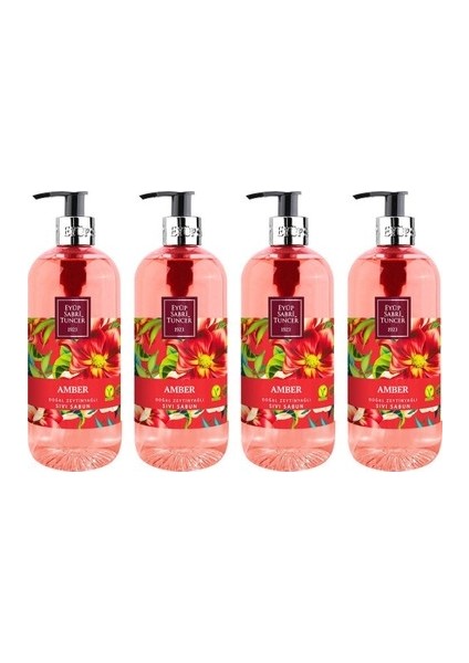 Amber Sıvı Sabun 500 ml x 4 Adet