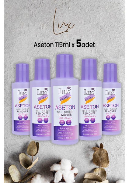 Aseton 115 ml x 5 Adet