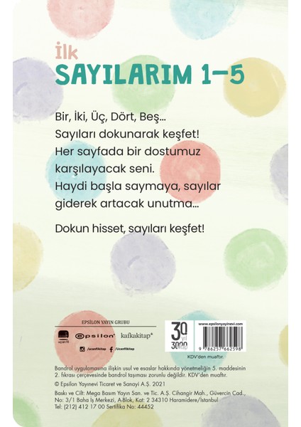 İlk Sayılarım 1-5