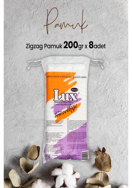 Zigzag Pamuk 200 gr x 8 Adet