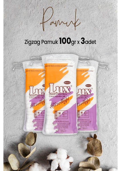 Zigzag Pamuk 100 gr x 3 Adet