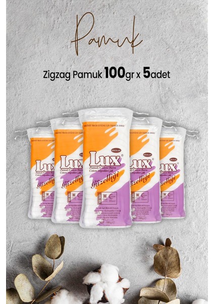 Zigzag Pamuk 100 gr x 5 Adet