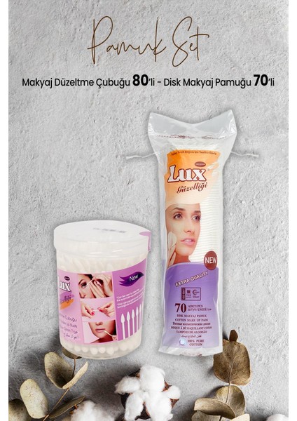 Makyaj Düzeltme Çubuğu 80' Li ve Disk Makyaj Pamuğu 70'li