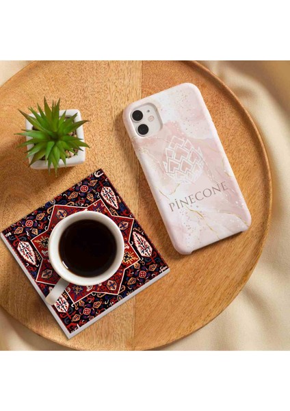 Vintage Çiçek, Desen Taş Bardak Altlığı Masaüstü Koruyucu Altlık 4 Parça Set 10x10cm Stone Coasters SC501 fırsatları