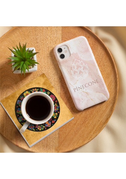Stone Nazar Taş Bardak Altlığı – 4’lü Set, 10x10 cm Dekoratif Masaüstü Koruyucu Doğaltaş Altlık |SC514| fırsatları