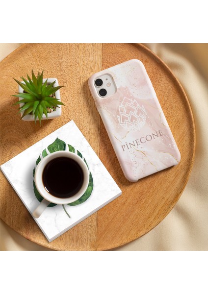 Yaprak, Vosvos Araba Taş Bardak Altlığı Masaüstü Koruyucu Altlık 4 Parça Set 10x10cm Stone Coasters SC364