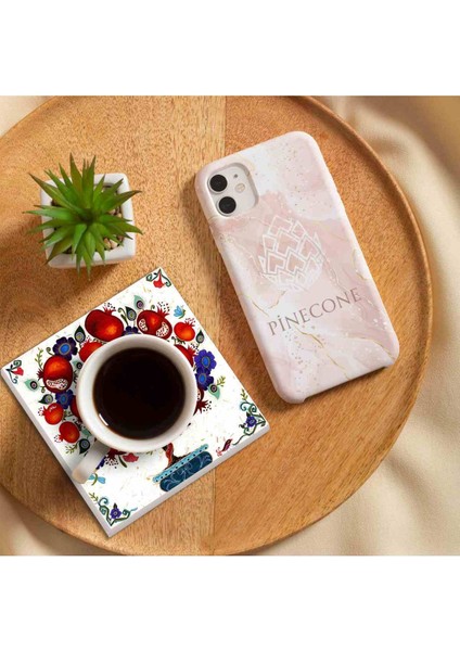 Şahmeran, Çini Sanatı, Nar Ağacı, Fatma Ana Eli (Hamsa) Taş Bardak Altlığı – 4’lü Set, 10x10 cm Dekoratif Masaüstü Koruyucu Doğaltaş Altlık |SC186| fırsatları