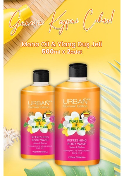 Monoi Oil & Ylang Duş Jeli 500 ml x 2 Adet