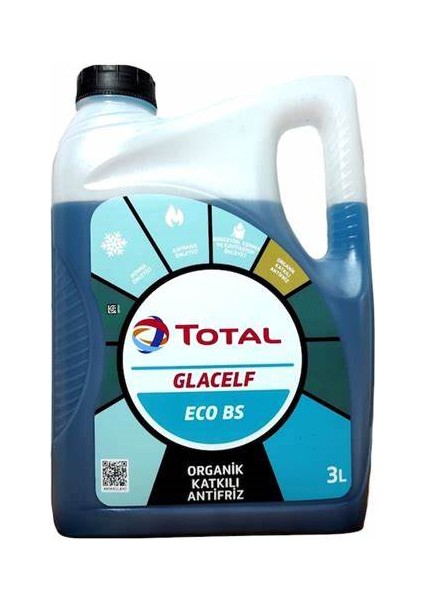 Glacelf Antifriz Eco Bs Organık Katkılı Antıfrız 3 Lite