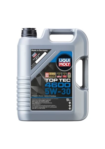 Liqui Moly Top Tec 4600 5W-30 5 Litre Motor Yağı (Üretim Yılı: 2023)