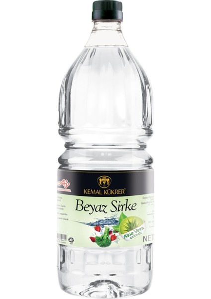 Kemal Kükrer Beyaz Sirke Aloevera 2 lt