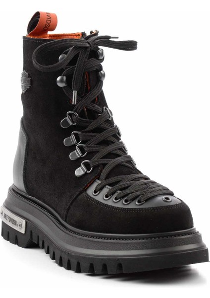 Black Leather Kadın Bot & Bootie HD0777064302 modelleri