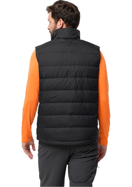 Jack Wolfskin Ather Down Erkek Siyah Yelek 1207691-6000