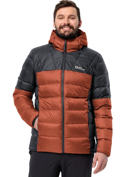 Jack Wolfskin Nebelhorn Down Erkek Turuncu Mont 1207141-2503