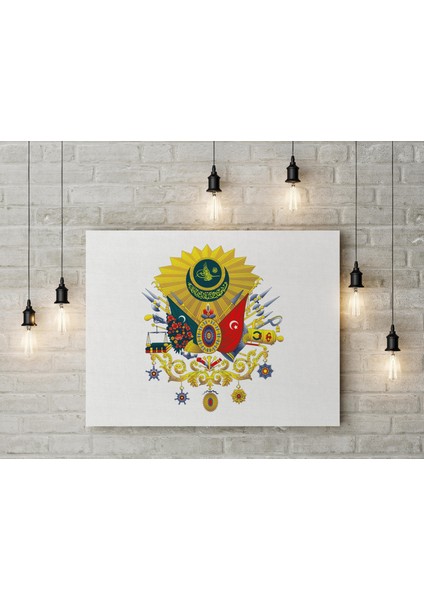 Osmanlı Arması Kanvas Tablo 40X55CM fiyatları