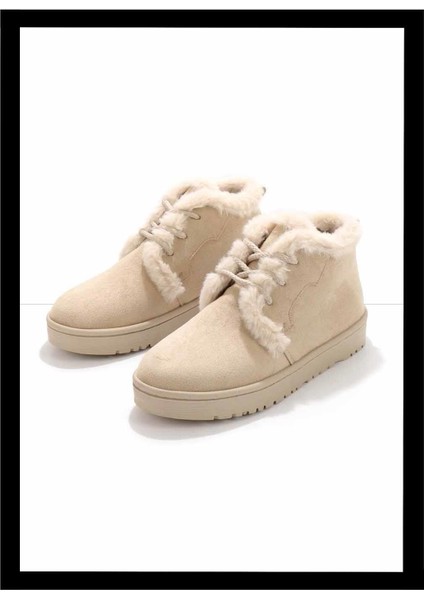 Bej Süet Kadın Bot & Bootie K02393100002