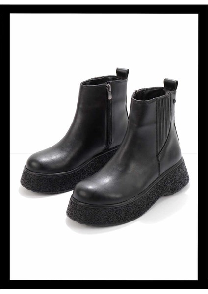 Siyah Kadın Bot & Bootie K02671902109