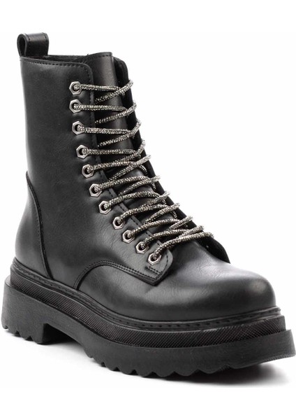 Siyah Kadın Bot & Bootie K02377520209