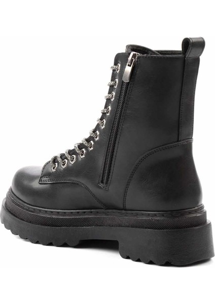 Siyah Kadın Bot & Bootie K02377520209
