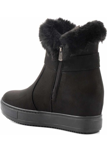 Siyah Süet Kadın Bot & Bootie K02566043502