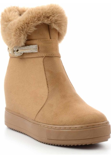 Nude Süet Kadın Bot & Bootie K02566044002