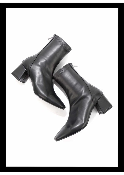 Siyah Kadın Bot & Bootie K02879020509