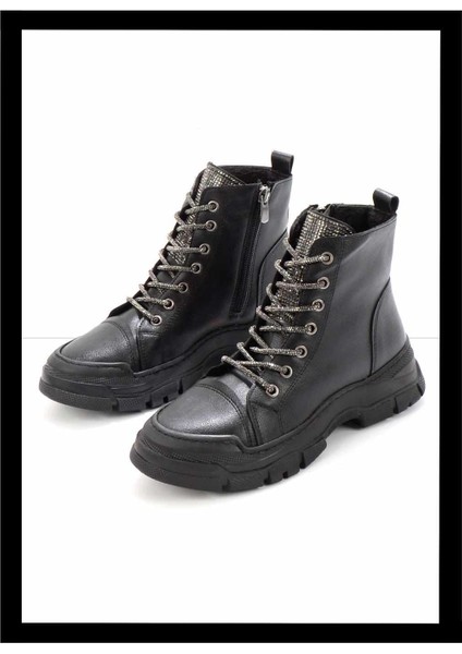 Siyah Kadın Bot & Bootie K02566008109