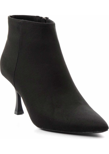 Siyah Süet Kadın Bot & Bootie K02215300202