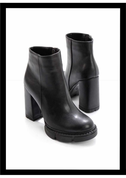 Siyah Kadın Bot & Bootie K02215300309
