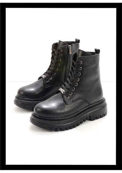 Siyah Kadın Bot & Bootie K02129051409