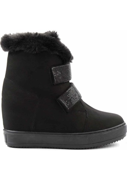 Siyah Süet Kadın Bot & Bootie K02566041502 fiyatları