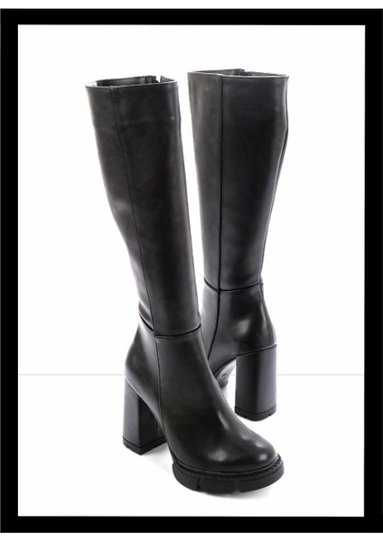 Siyah Kadın Çizme K03215171209 modelleri