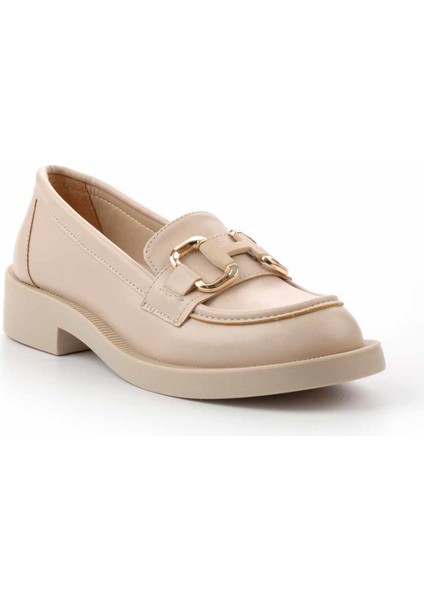 Bej Kadın Loafer Ayakkabı K01246170109 fırsatları
