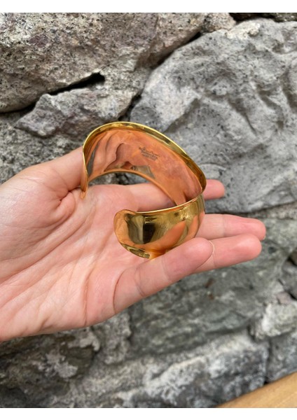 Kadın 925 Ayar Gümüş Gold Tasarım Bileklik fiyatları