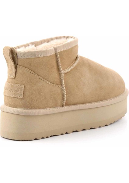 Beige Leather Kadın Bot & Bootie HP0144094302
