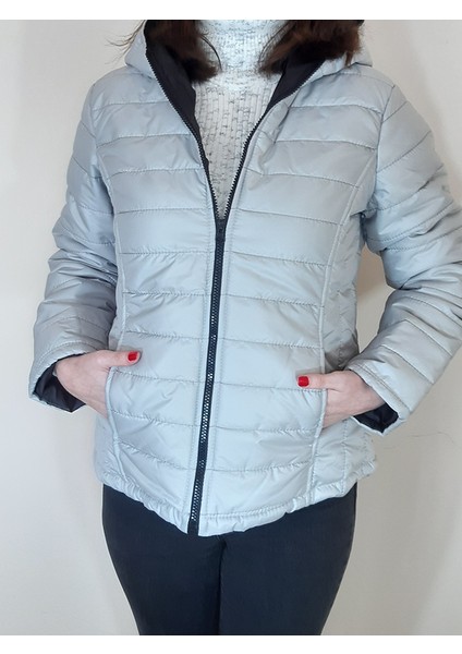 Kadın Kapüşonlu Mont