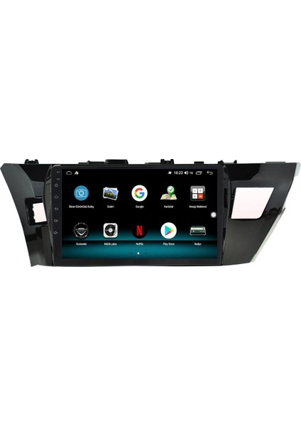 Toyota Corolla Android 13 Multimedya Carplay 4gb RAM+64GB HDD 2013-2016 Navigasyon Ekran