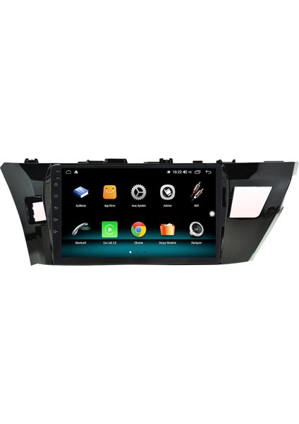 Toyota Corolla Android 13 Multimedya Carplay 4gb RAM+64GB HDD 2013-2016 Navigasyon Ekran