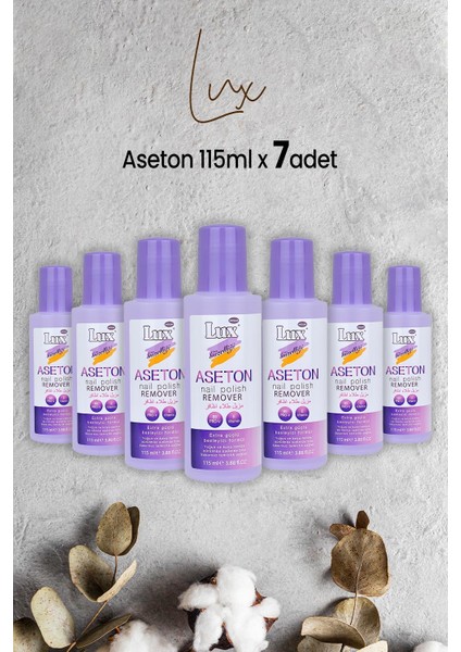 Aseton 115 ml x 7 Adet