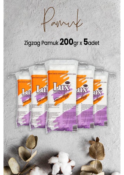 Zigzag Pamuk 200 gr x 5 Adet