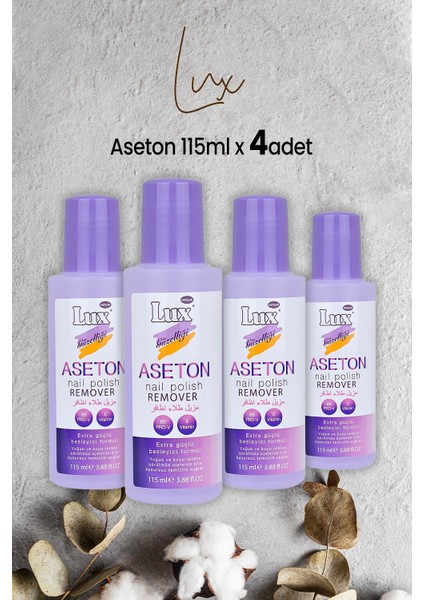 Aseton 115 ml x 4 Adet