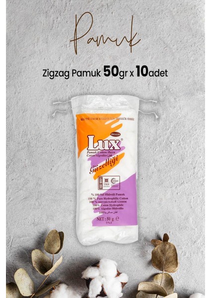 Zigzag Pamuk 50 gr x 10 Adet