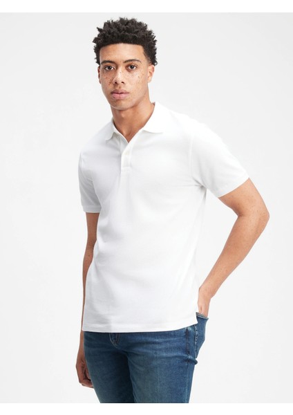 Pique Kısa Kollu Polo T-Shirt