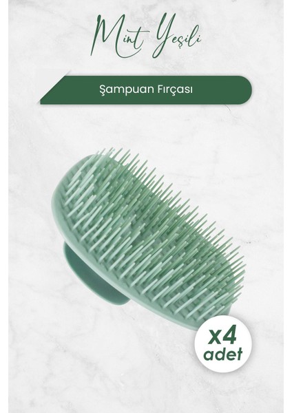 Şampuan Fırçası Mint Yeşili 4220 x 4 Adet
