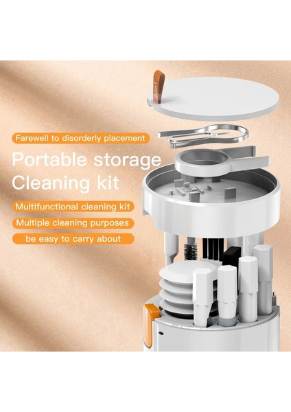 Temizlik Kiti Cleaning Airpods Kulaklık Tablet Telefon Tv Pc Araba Laptop Macbook Klavye 20 In 1 Kit