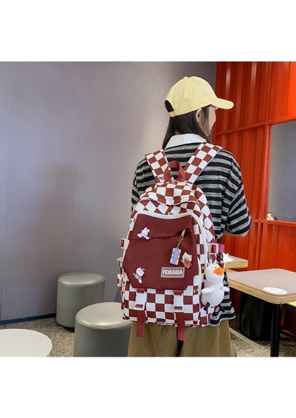 Sırt Kadın Kore Tarzı Üniversite Öğrencileri Sırt Ortaokul Öğrencileri Büyük Kapasiteli Hafif Okul Çantası (Yurt Dışından) indirimleri