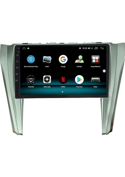 Toyota Camry Android 13 Multimedya Carplay 4gb RAM+64GB HDD Navigasyon Ekran